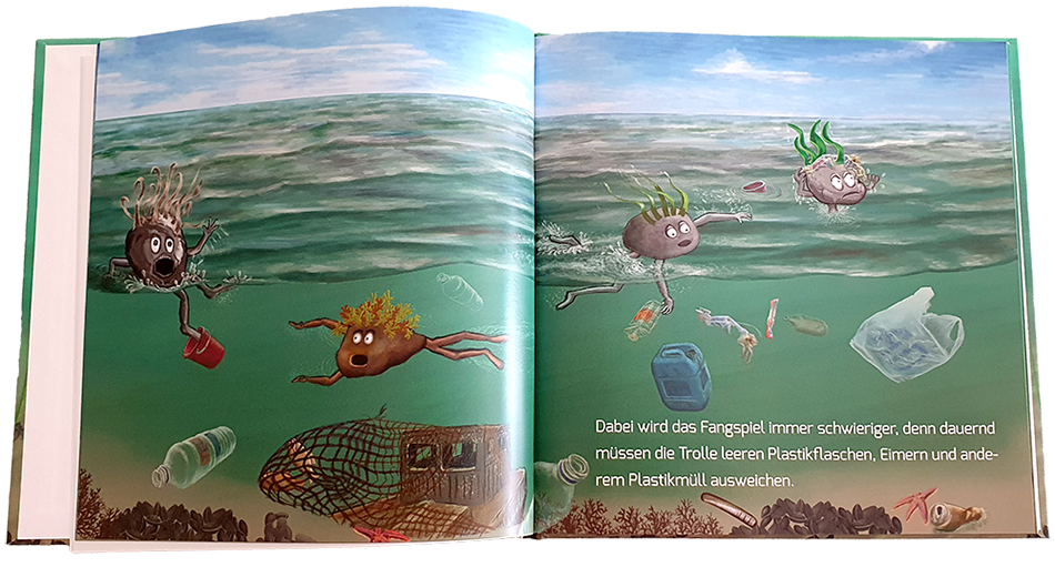 Hardcover Kinderbuch Die Ostseetrolle von Anna Schöbel