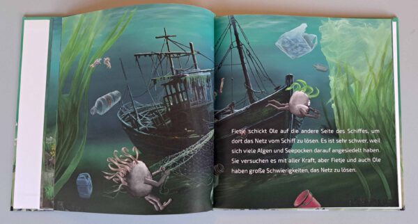 Die Ostseetrolle räumen auf aufgeklapptes Kinderbuch2
